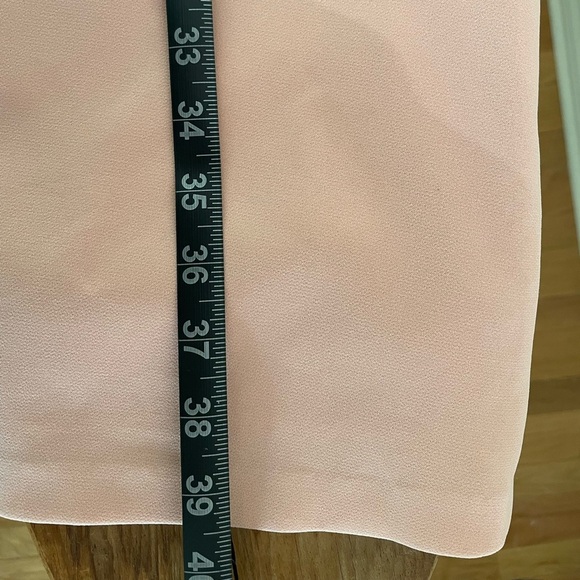 Lafayette 148 New York Peach Holly Bell Sleeve Dress Size XL V Neck Short Womens - Picture 10 of 10